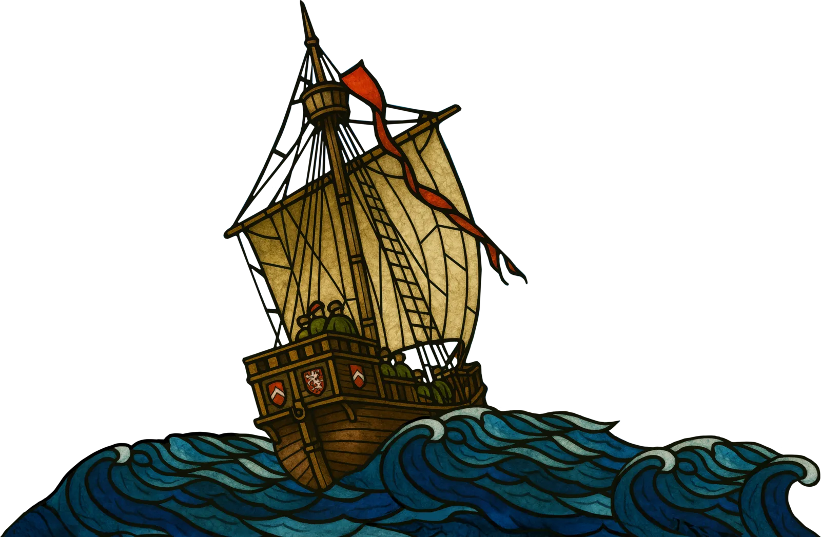 Hanseatic cog, from the key visual