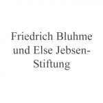 Friedrich Bluhme und Else Jebsen-Stiftung